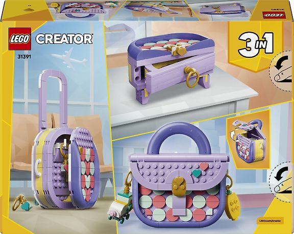 LEGO Creator 31391 – Muodikas laukku ja säilytysrasia – kuva 2