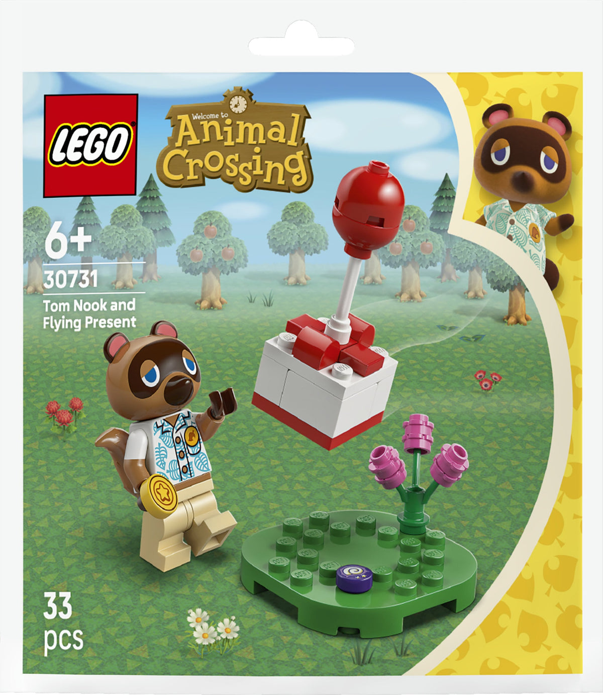 LEGO Animal Crossing 30731 Tom Nook ja lentävä lahja