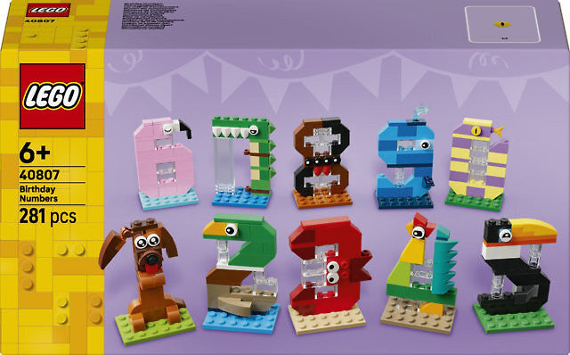 LEGO Seasons and Occasions 40807 - Synttärinumerot – kuva 1