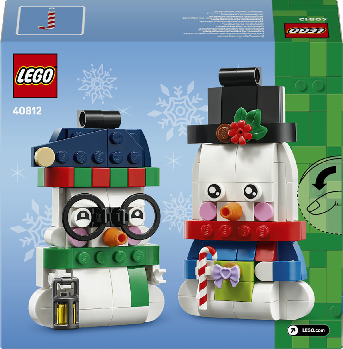 LEGO Seasons and Occasions 40812 Lumiukkokoristeet – kuva 3