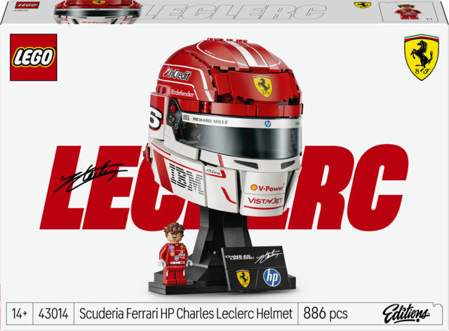 LEGO Editions 43014 Ferrari Charles Leclerc -kypärä