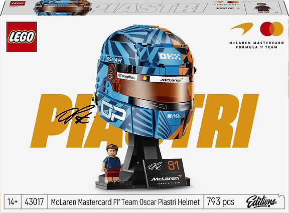 LEGO Editions Vehicles 43017 McLaren Mastercard F1® Team kypärä Oscar Piastri – kuva 1
