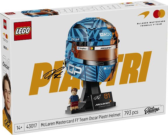 LEGO Editions Vehicles 43017 McLaren Mastercard F1® Team kypärä Oscar Piastri – kuva 2
