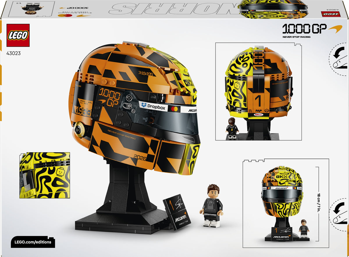 LEGO Editions Vehicles 43023 McLaren Lando Norris -kypärä – kuva 4