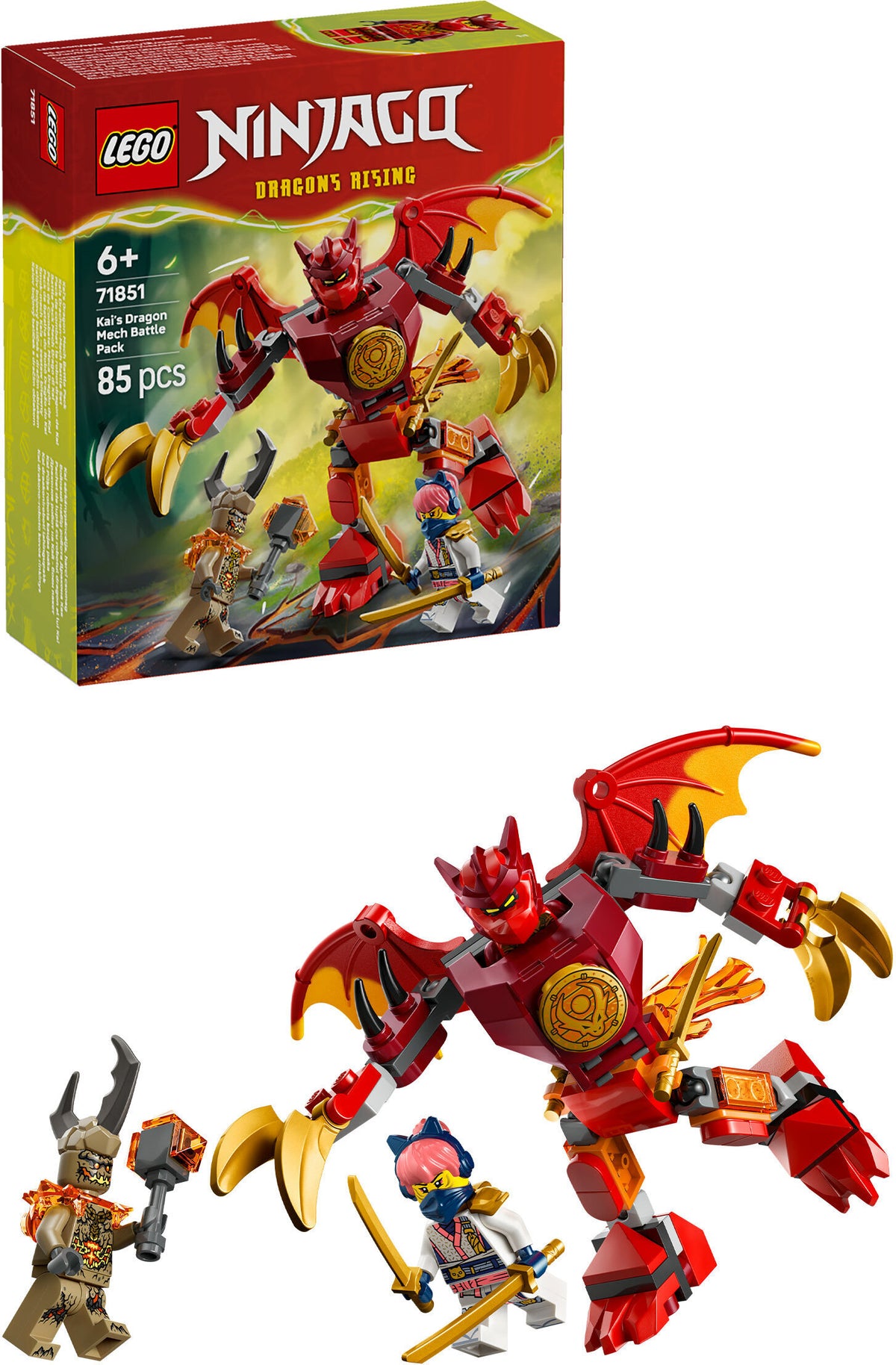 LEGO Ninjago 71851 Kain lohikäärmetaistelupakkaus – kuva 15
