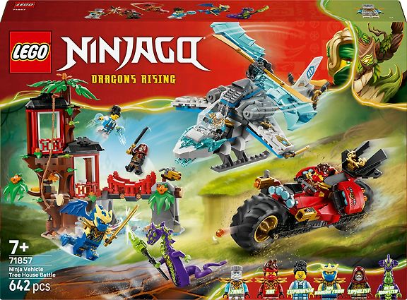 LEGO Ninjago 71857 Ninjamenopelit ja puumajataistelu