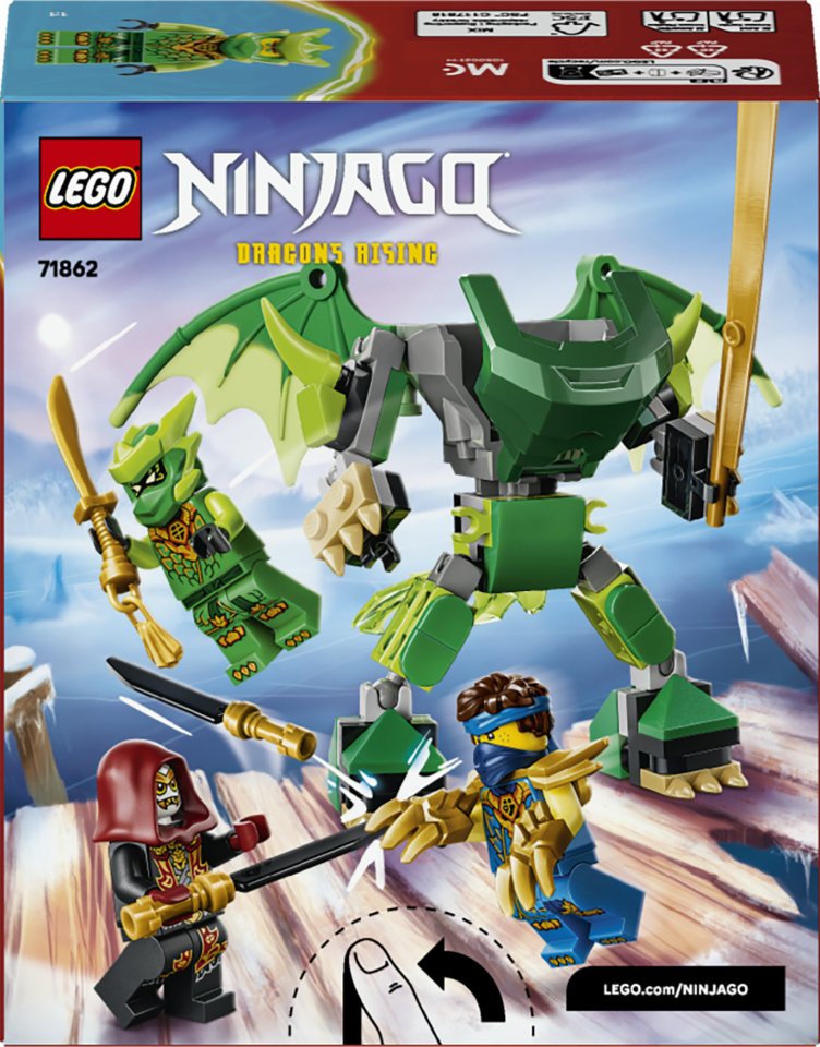 LEGO Ninjago 71862 – Lloydin lohikäärmerobottitaistelupakkaus – kuva 2