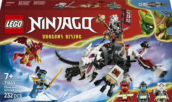 LEGO Ninjago 71863 – Zilvar ja lohikäärmepeto Grimtak