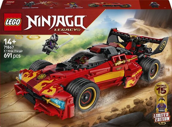 LEGO Ninjago 71867 – Ninja-auto X-1 – 15-vuotisjuhlamalli – kuva 1