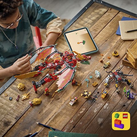 LEGO Ninjago 71868 – Wyldfyren muuntautumiskykyinen lohikäärmerobotti – kuva 9
