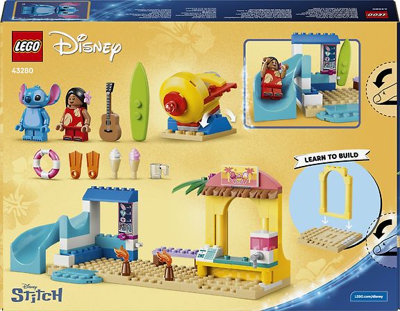 LEGO Disney Classic 43280 - Rantahupia Lilon ja Stitchin kanssa – kuva 2