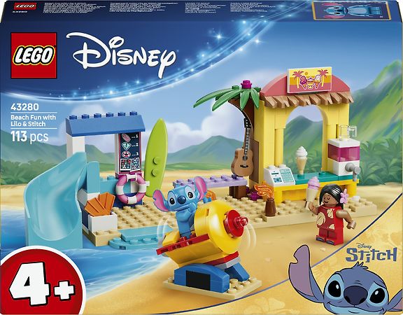 LEGO Disney Classic 43280 - Rantahupia Lilon ja Stitchin kanssa – kuva 1