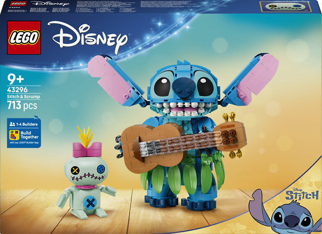 LEGO Disney Classic 43296 - Stitch ja räsynukke – kuva 1