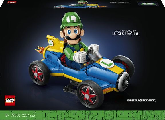 LEGO Super Mario 72050  Mario Kart – Luigi ja Mach 8 – kuva 1