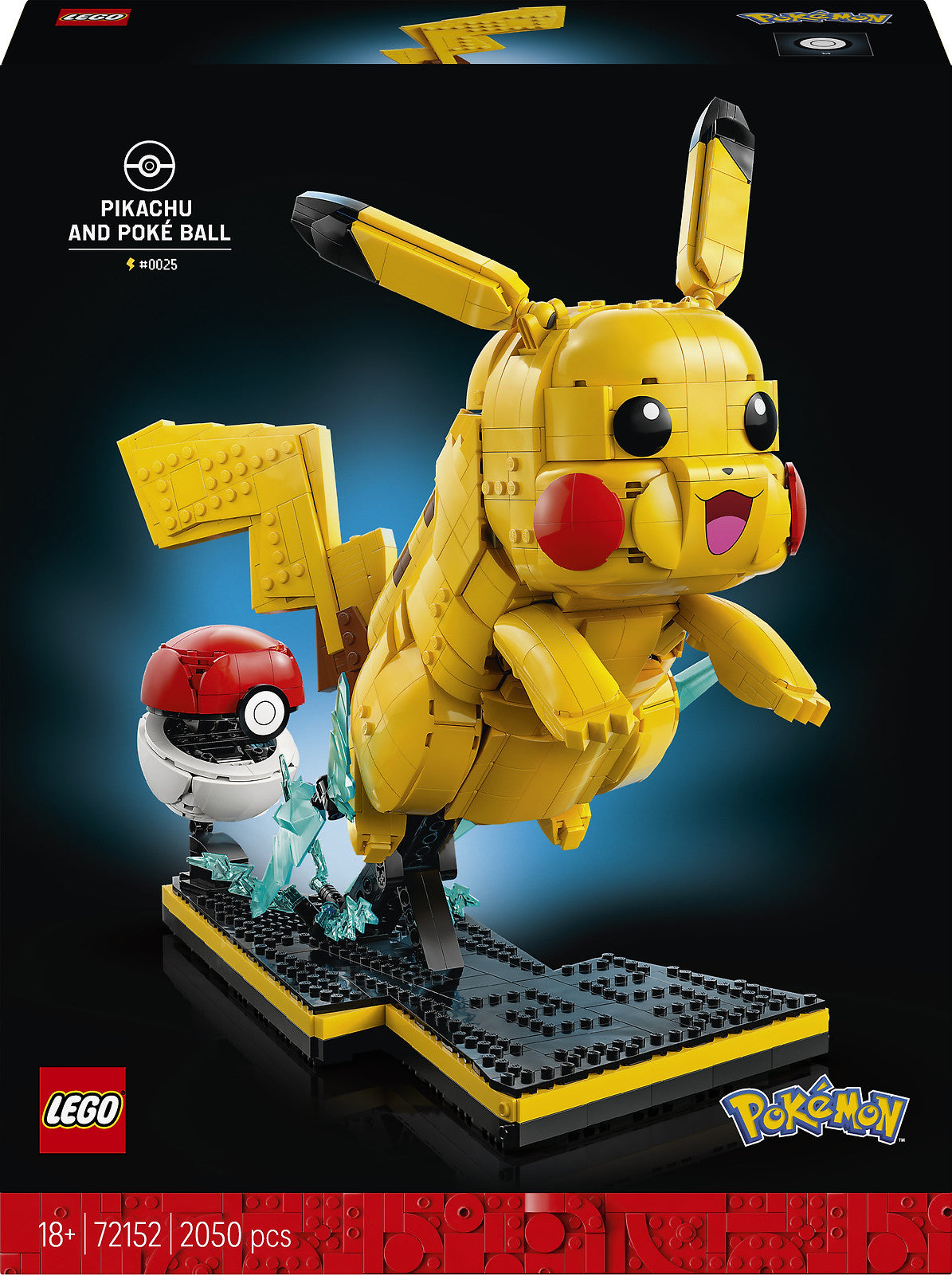 LEGO Pokémon 72152 - Pikachu ja Poképallo – kuva 1