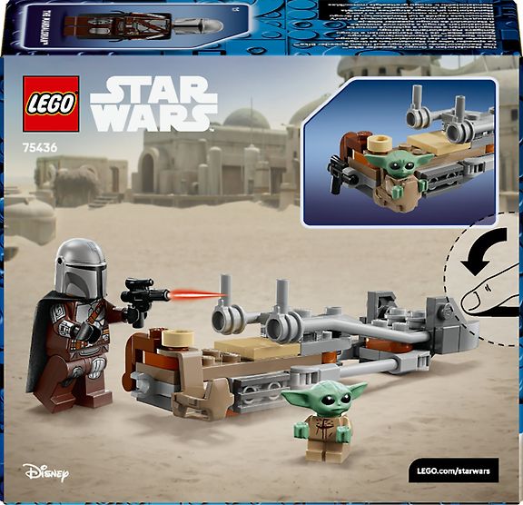 LEGO Star Wars TM 75436 Mandalorialaisen ja Grogun kiituripyörä – kuva 2