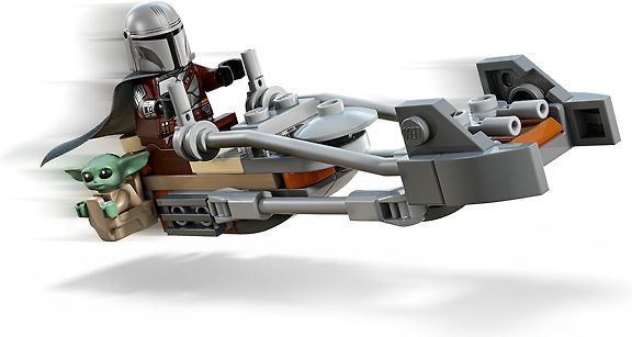 LEGO Star Wars TM 75436 Mandalorialaisen ja Grogun kiituripyörä – kuva 4