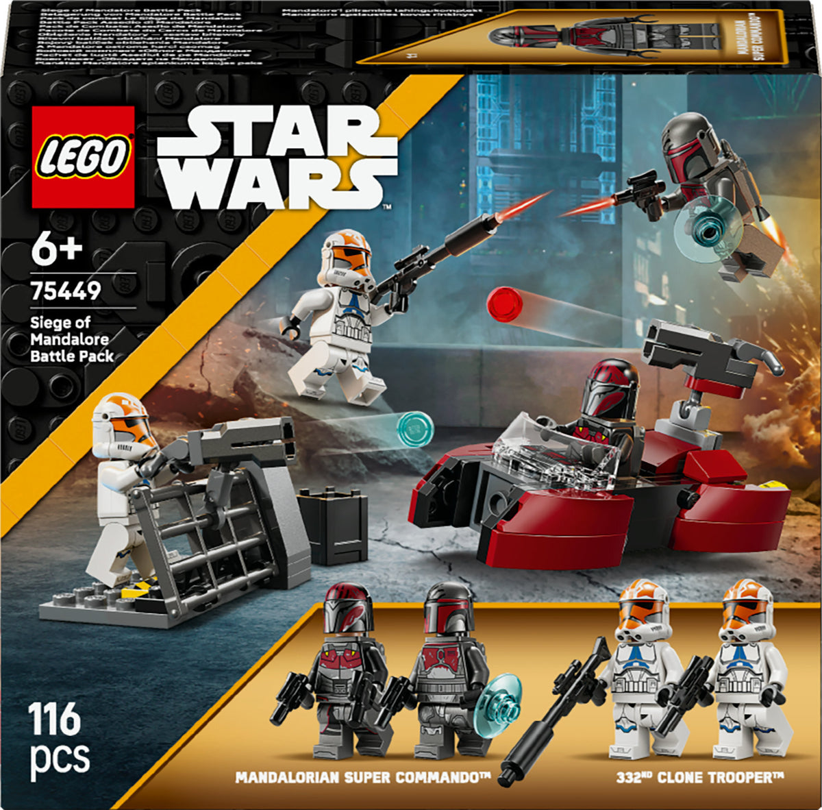 LEGO Star Wars 75449 Mandaloren piiritys ‑taistelupakkaus