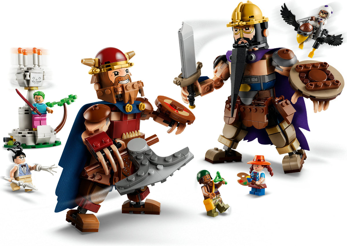 LEGO ONE PIECE 75644 Dorry vastaan Brogy – Little Gardenin jättiläiset – kuva 4