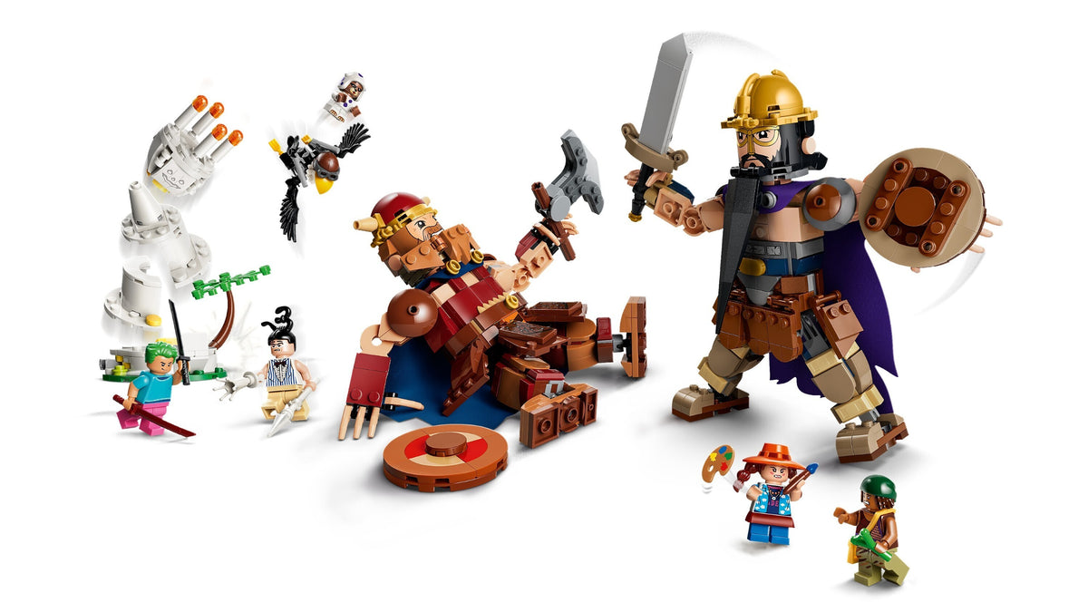 LEGO ONE PIECE 75644 Dorry vastaan Brogy – Little Gardenin jättiläiset – kuva 6