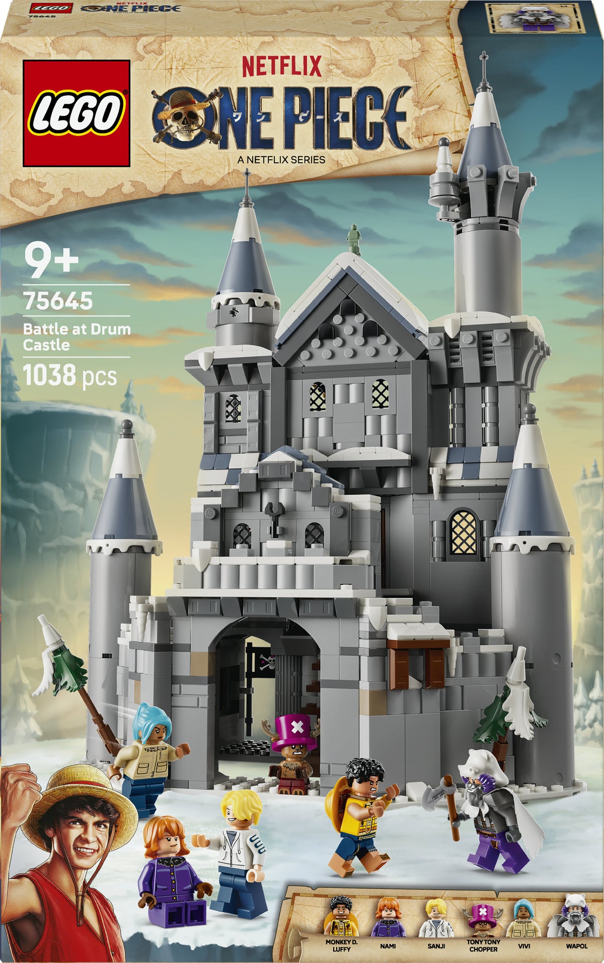 LEGO ONE PIECE 75645 Drumin linnan taistelu