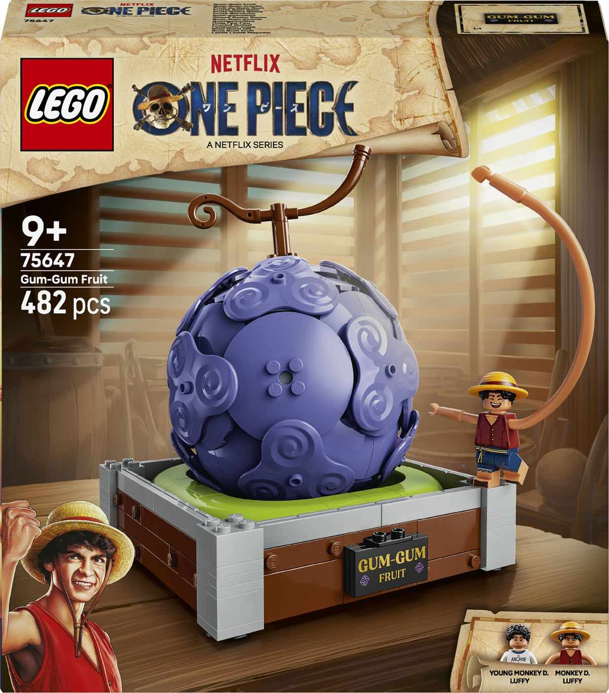 LEGO ONE PIECE 75647 Gum Gum -hedelmä