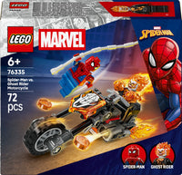 LEGO Super Heroes Marvel 76335 Spider-Man vastaan Aaveajajan moottoripyörä – kuva 1
