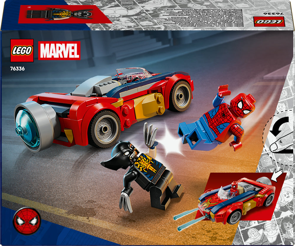 LEGO Super Heroes Marvel 76336 Spider-Manin auto vastaan Venomiksi muuttunut Wolverine – kuva 2