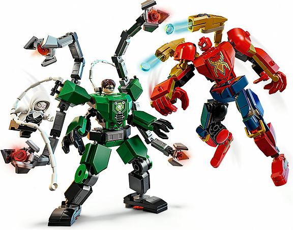 LEGO Super Heroes Marvel 76338 Mech-taistelu: Spider-Man vastaan Tohtori Mustekala – kuva 4