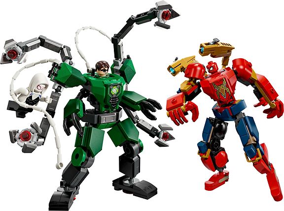 LEGO Super Heroes Marvel 76338 Mech-taistelu: Spider-Man vastaan Tohtori Mustekala – kuva 3