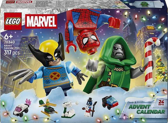 LEGO Marvel 76340 Joulukalenteri 2026 – kuva 1