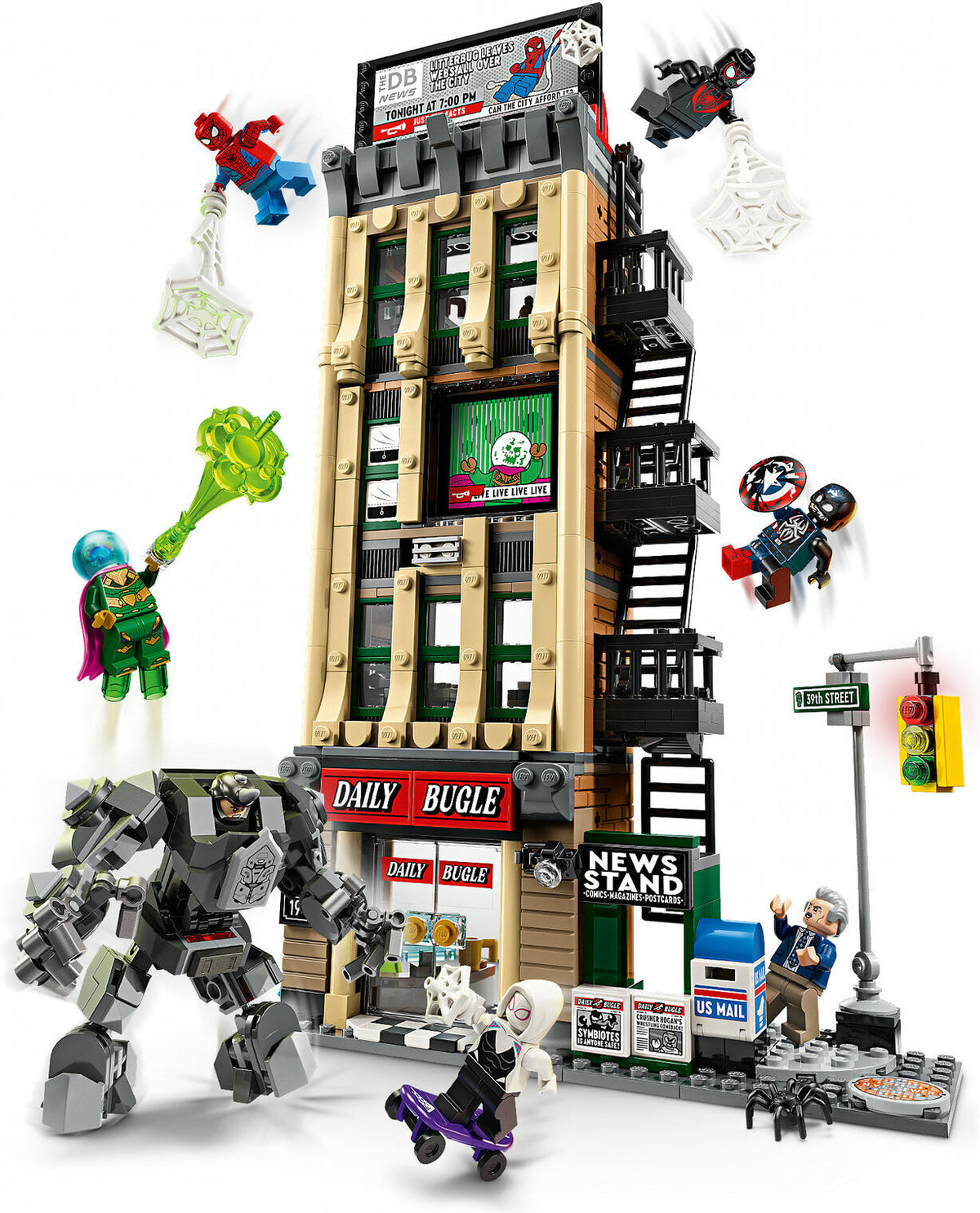 LEGO Super Heroes Marvel 76342 Spider-Man vastaan Mysterio: Daily Bugle – kuva 4