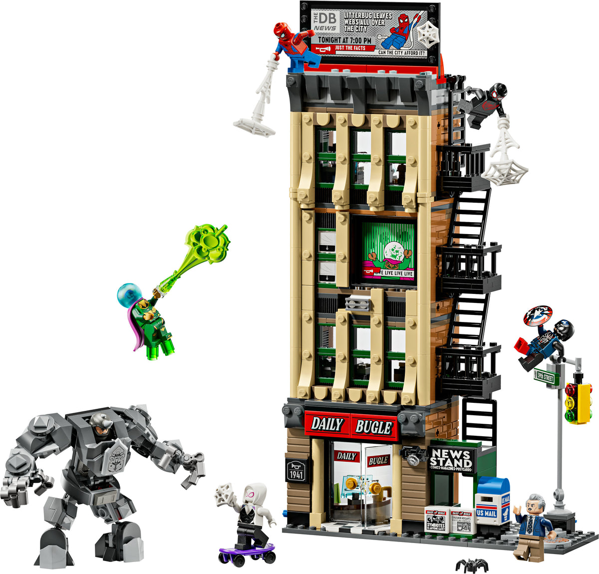 LEGO Super Heroes Marvel 76342 Spider-Man vastaan Mysterio: Daily Bugle – kuva 3