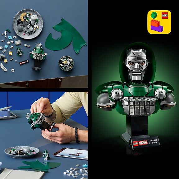 LEGO Marvel 76345 – Tohtori Doomin rintakuva – kuva 3