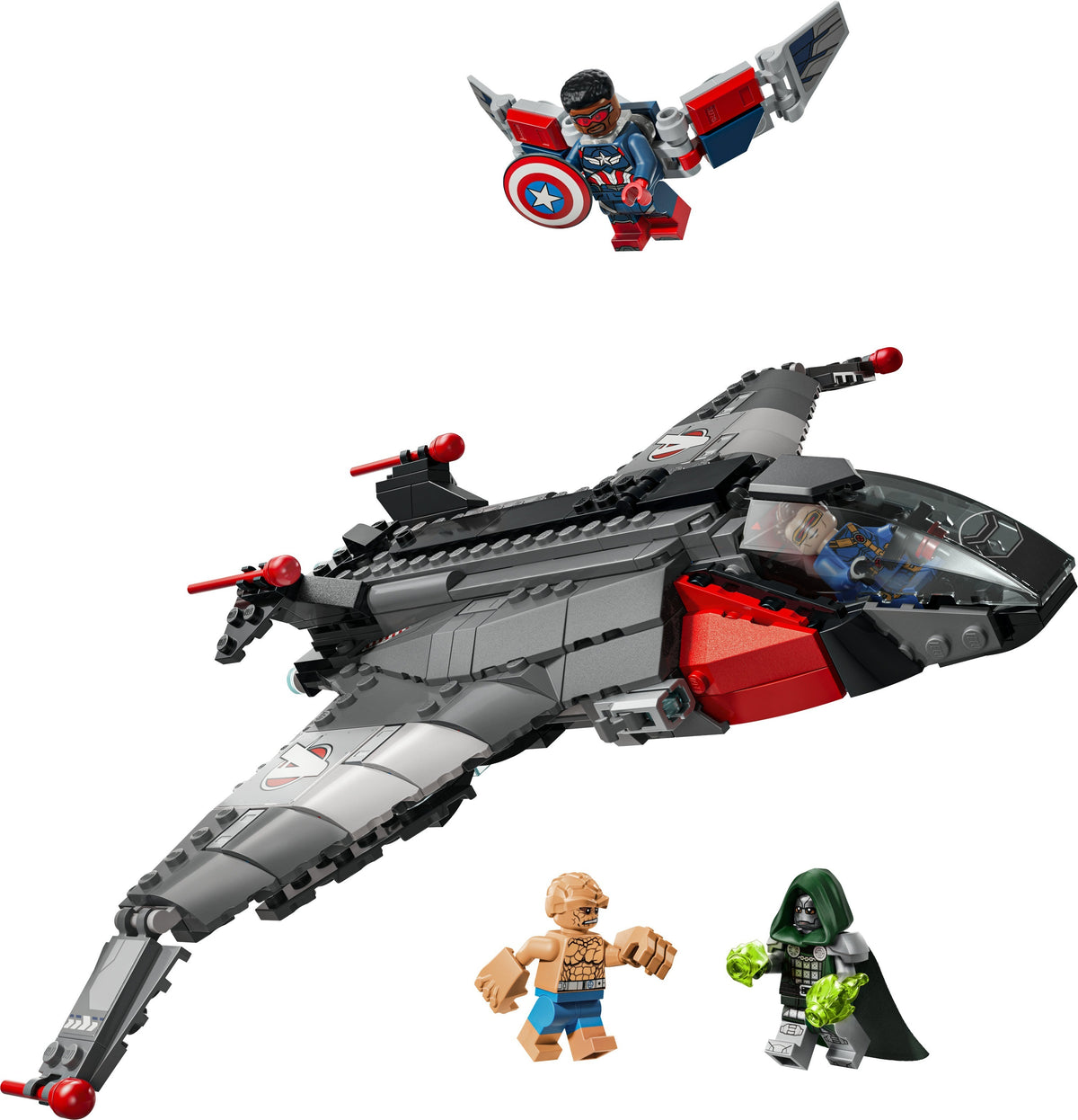 LEGO Super Heroes Marvel 76347 Avengers: Doomsday ‑elokuvan Quinjet – kuva 2