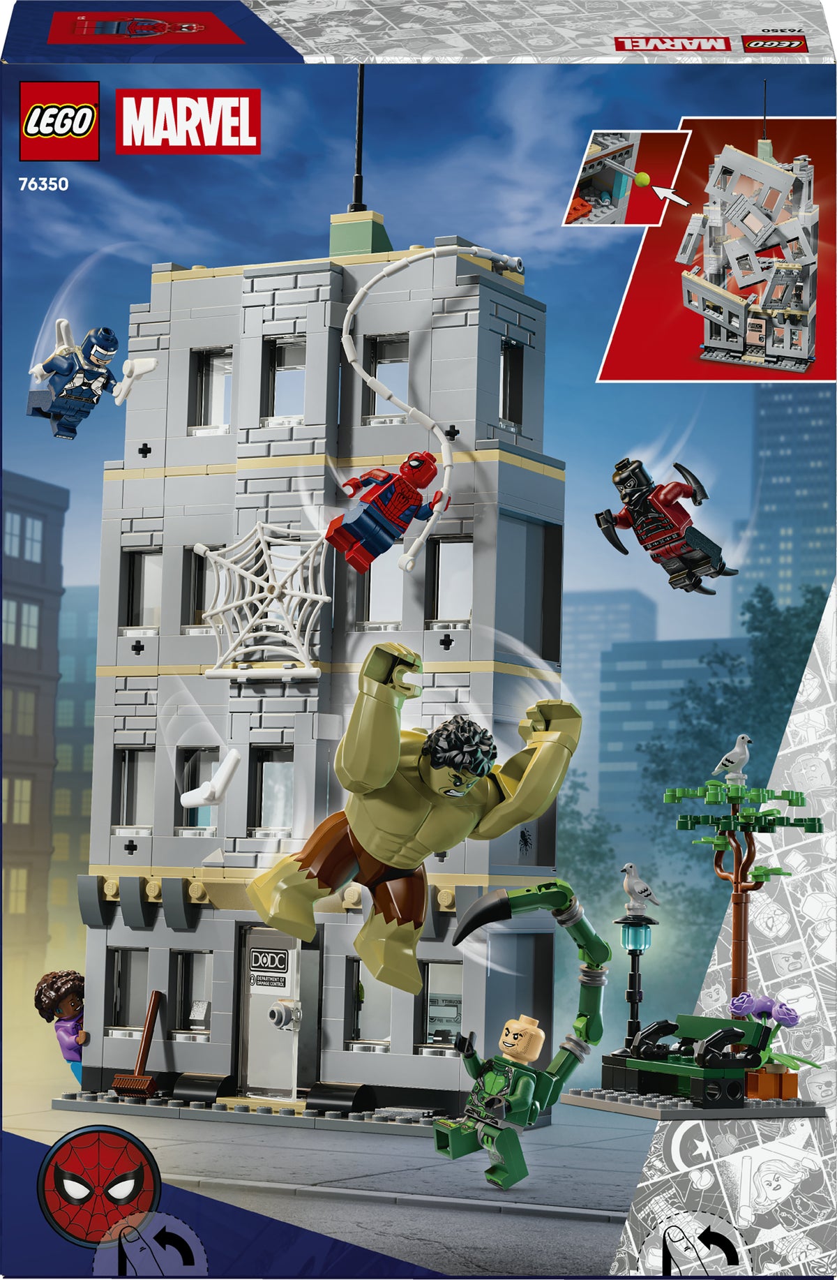 LEGO Marvel 76350 Eeppinen yhteenotto: Spider-Man vastaan Hulk – kuva 2