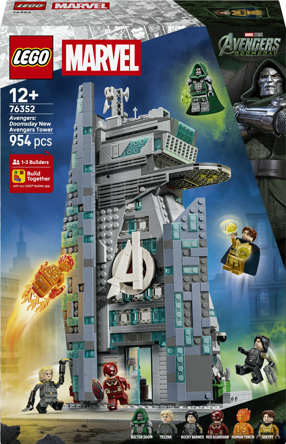LEGO Super Heroes Marvel 76352 Avengerien uusi torni Avengers: Doomsday ‑elokuvasta