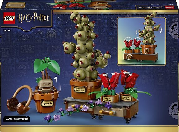 LEGO Harry Potter 76474 - Tylypahkan yrttitiedon oppitunnin kasvit – kuva 2