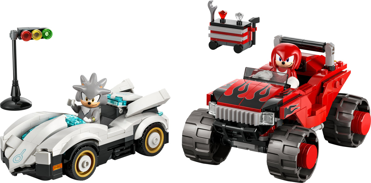 LEGO Sonic 77118 Silverin auto vastaan Knucklesin monsteriauto