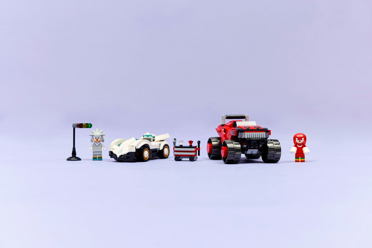 LEGO Sonic 77118 Silverin auto vastaan Knucklesin monsteriauto