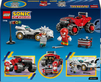 LEGO Sonic 77118 Silverin auto vastaan Knucklesin monsteriauto