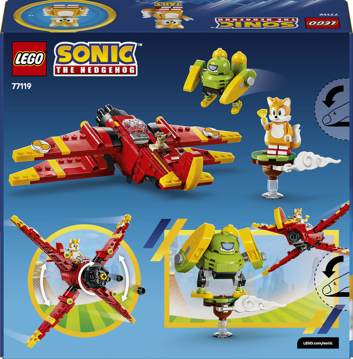 LEGO Sonic the Hedgehog 77119 -Tailsin Tornado-1