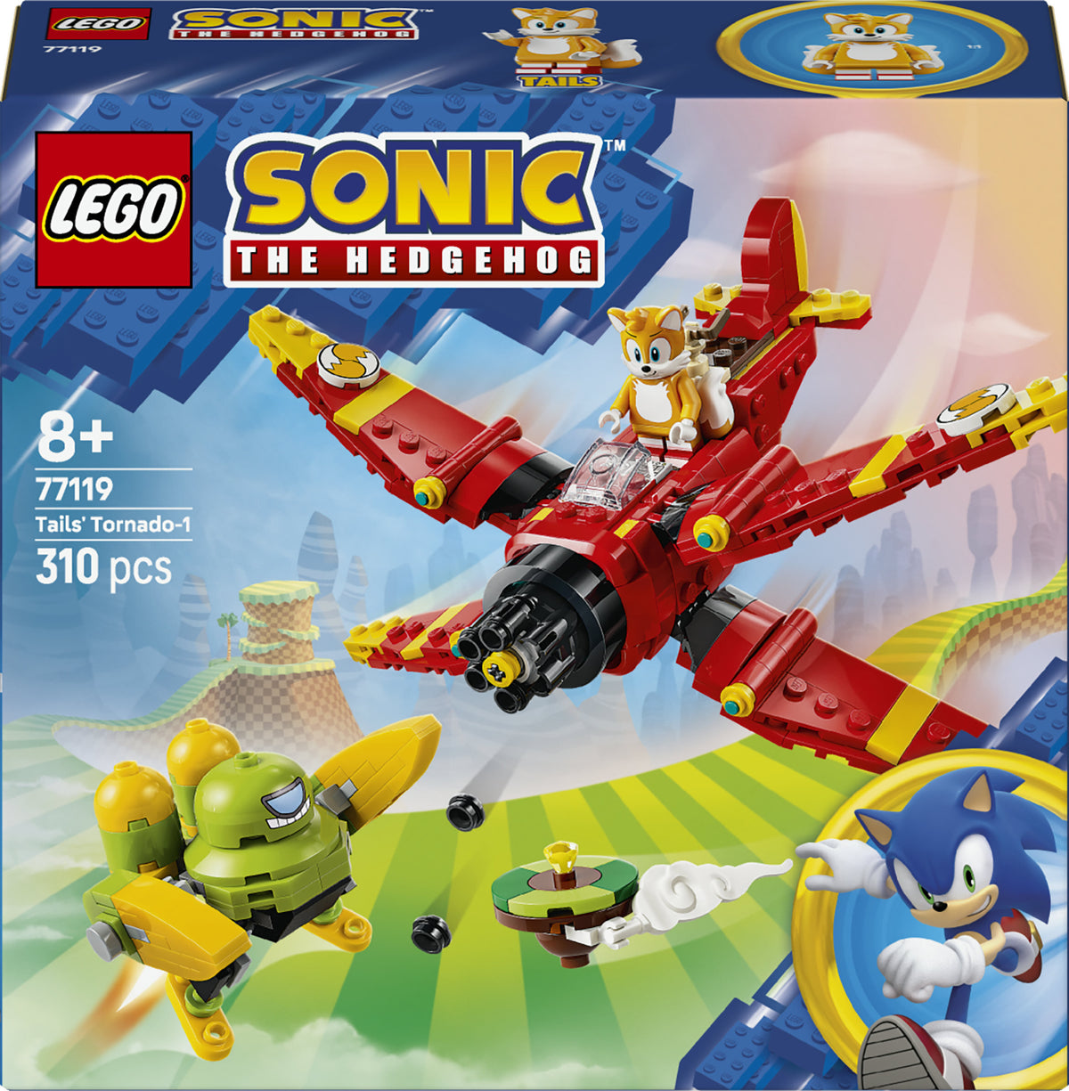 LEGO Sonic the Hedgehog 77119 -Tailsin Tornado-1