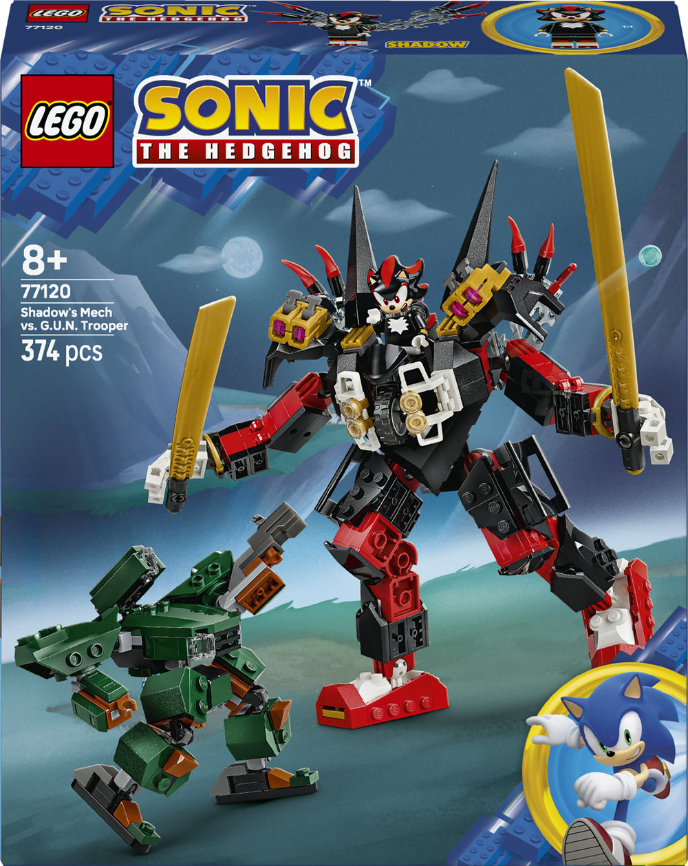 LEGO Sonic the Hedgehog 77120 - Shadow’n robotti vastaan G.U.N. Trooper
