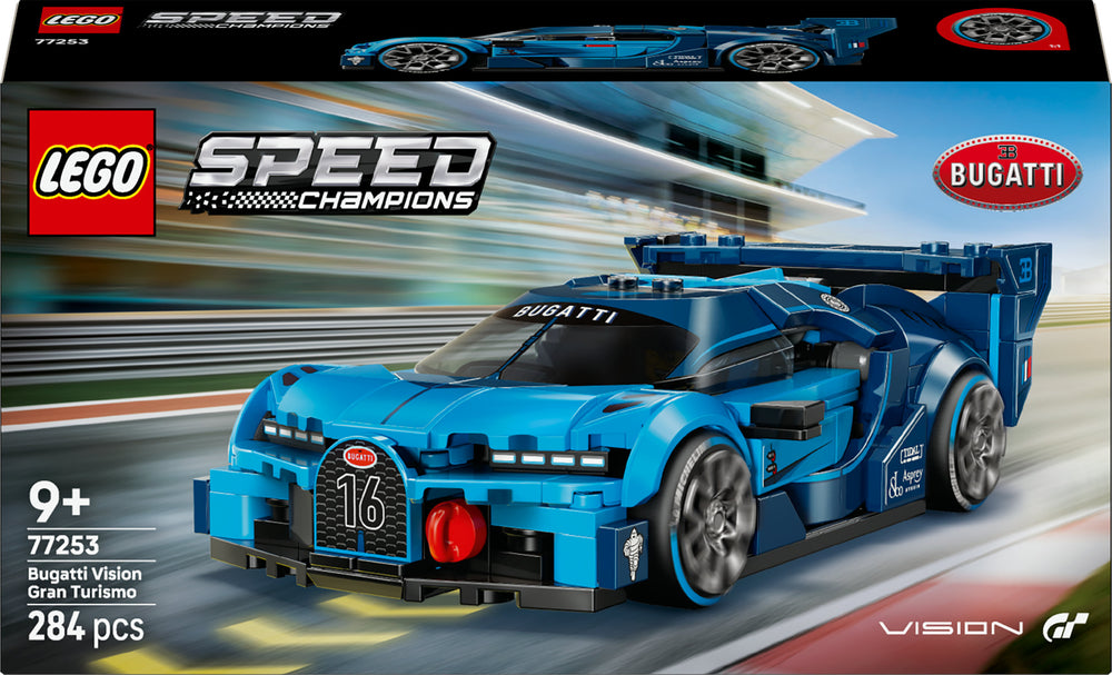 LEGO Speed Champions 77253 Bugatti Vision GT ‑hyperurheiluauto 1