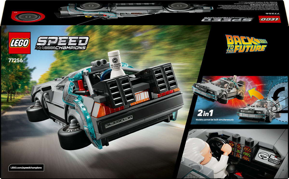 LEGO Speed Champions 77256 Aikakone Paluu tulevaisuuteen ‑elokuvasta 2