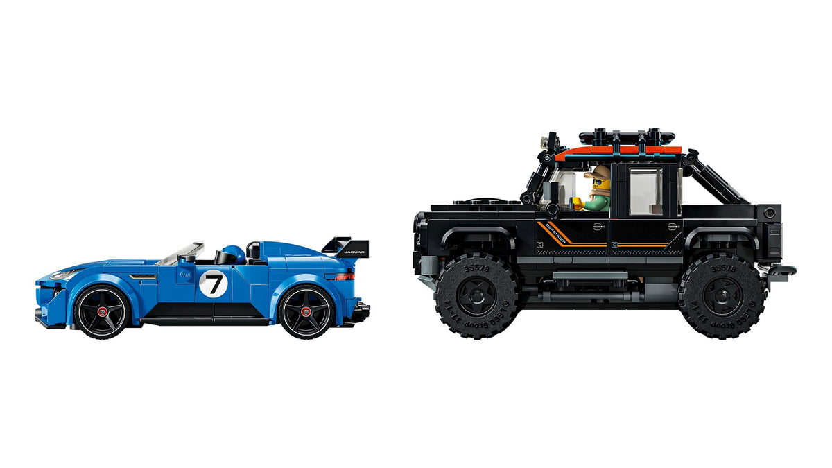 LEGO Speed Champions 77264 - Jaguar Project 7 ja Land Rover Defender 4