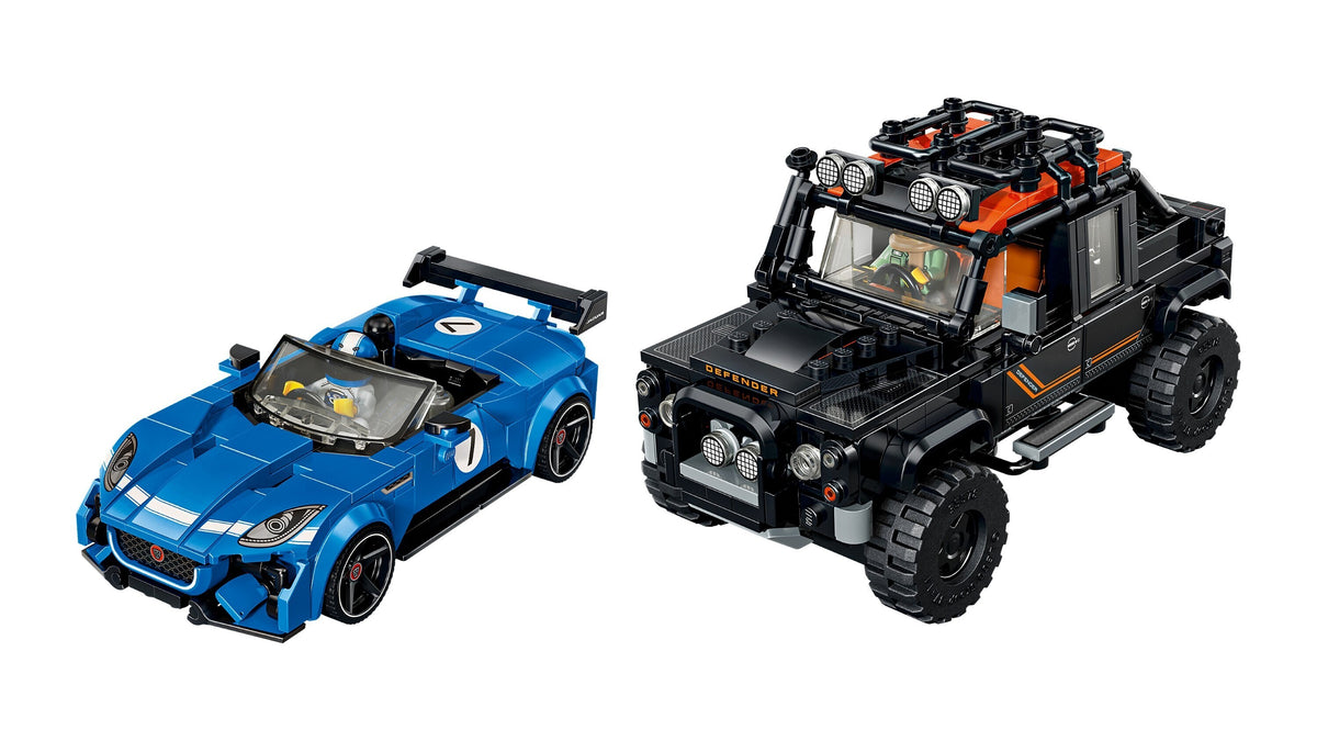 LEGO Speed Champions 77264 - Jaguar Project 7 ja Land Rover Defender 5