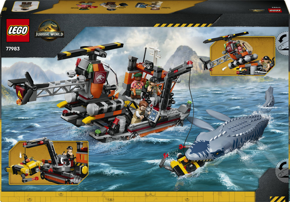 LEGO Jurassic World 77983 Mosasaurus-dinosaurus hyökkää veneen kimppuun – kuva 2