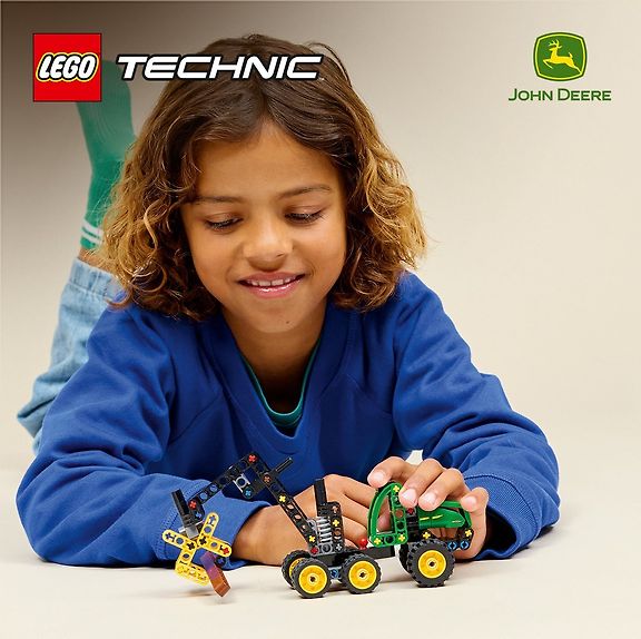 LEGO Technic 42218 Pyörillä varustettu John Deere 1470H ‑harvesteri